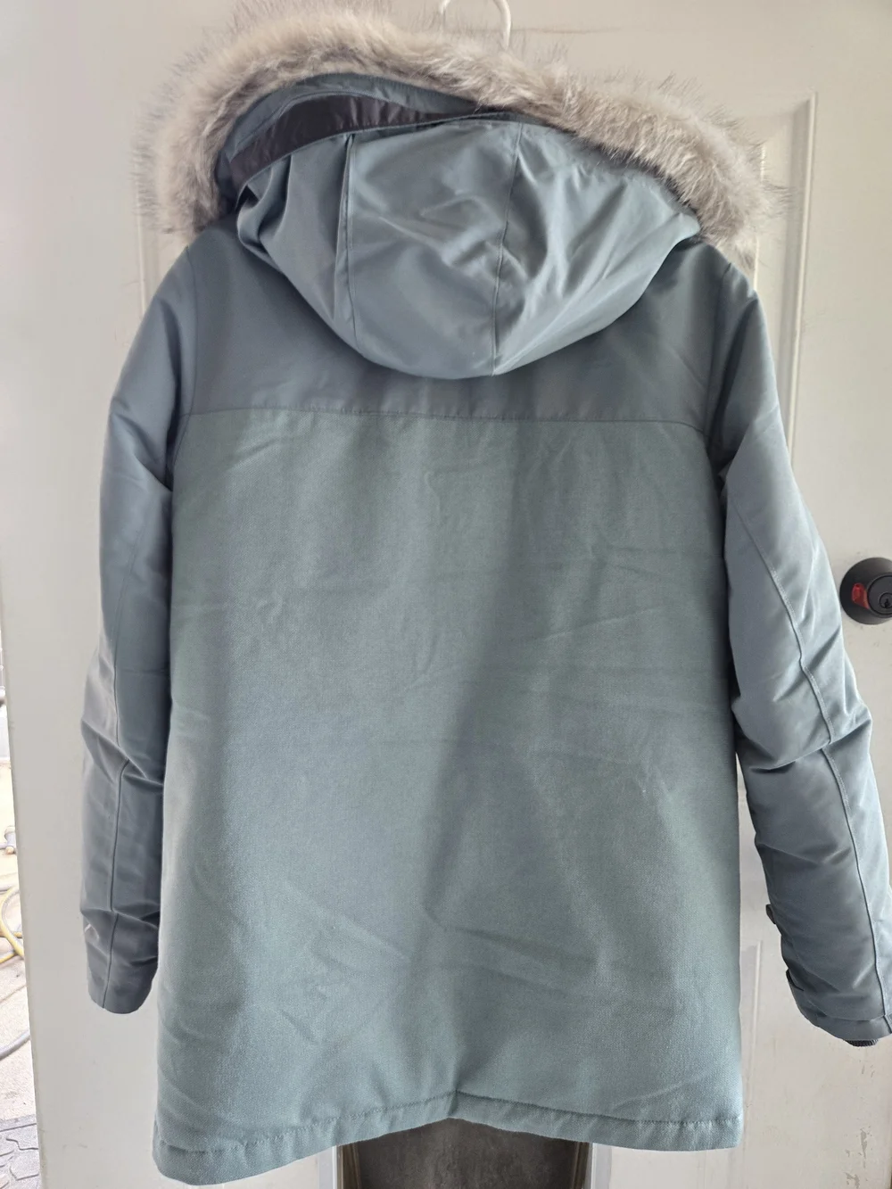 Columbia Youth Ice Blue Hooded Winter Parka